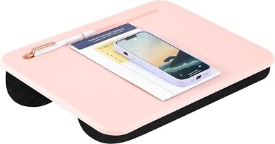 LAPGEAR 43104 Compact Lap Desk Fits up to 15 Inch Laptops Rose Quartz Style - Image 1 of 4