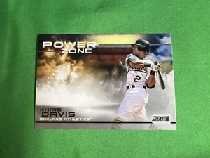 2019 Stadium Club Power Zone #PZ19 Khris Davis Oakland Athletics - Picture 1 of 1