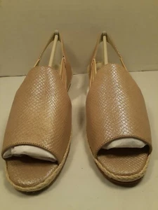 June Espadrille Ballerinas - Größe 10N - hellbraun metallic - Bild 1 von 10