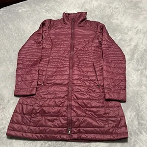 Patagonia Purple Puffer Women Quilted Long Jacket Full Zip Size: S  - Bild 1 von 9