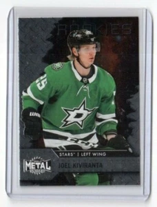 2020-21 Skybox Metal Universe Base SP Rookie #123 Joel Kiviranta Dallas Stars - Foto 1 di 2