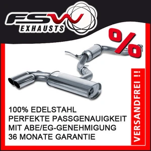 FSW Sportauspuff Komplettanlage VW Golf V - Bild 1 von 1