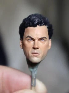 Cabeza de Batman hecha a mano 1/12 pintada joven Michael Keaton ajuste esculpido figura Mcfarlane - Imagen 1 de 5