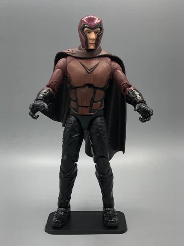 Marvel Legends Magneto 6" Hasbro plus Stand X-men Movie Cover