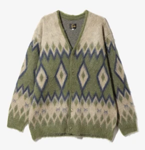 Cárdigan Needles Mohair Diamante Oliva Talla S - Imagen 1 de 2