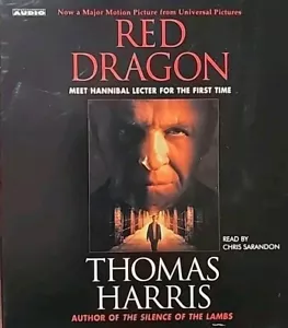 Red Dragon by Thomas Harris Book on CD voiced by Chris Sarandon - Foto 1 di 2