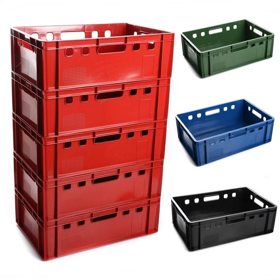 Fleischerkiste Eurofleischerkiste E2 Eurokasten Metzgerkiste Lagerkiste 60x40 - Bild 1 von 1