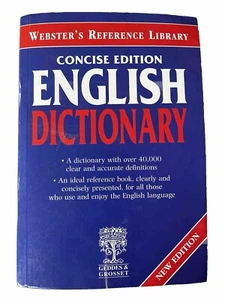 English dictionary Webster's reference library concise edition - Picture 1 of 9