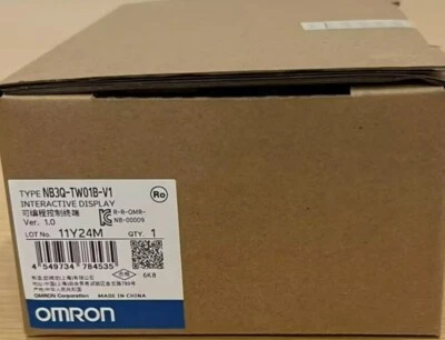 Original Omron NB3Q-TW01B-V1 Touch Screen New In Box - Image 1 of 3