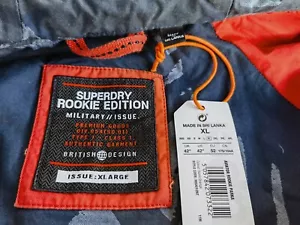 Superdry Jacke Orange Herren Gr. XL Parka - Bild 1 von 6