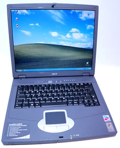 Wie neu Windows XP Pro Retro Laptop Acer TravelMate 290 LMi 15 Zoll Centrino Win - Bild 1 von 24