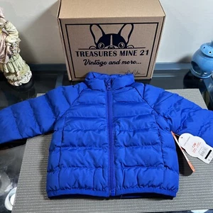 Wonder Nation Toddler Boys and Girls Value Lightweight Puffer Jacket 12 - Picture 1 of 9