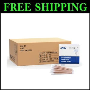 Durable 3-Inch Cotton Swabs - 10000 High-Quality Applicators for All Needs - Picture 1 of 9
