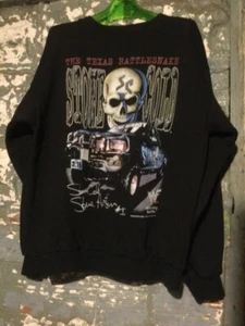 Vintage 90’s Stone Cold The Texas Rattlesnake Black Sweatshirt VG Condition - Bild 1 von 6
