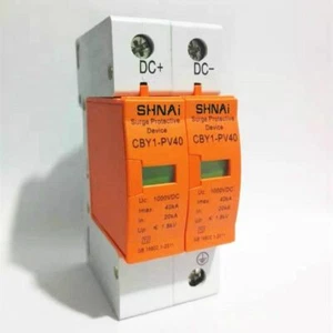 Surge Protective Device 2P 20KA~40KA Low-voltage SPD DC 500V 800V 1000V - Picture 1 of 6