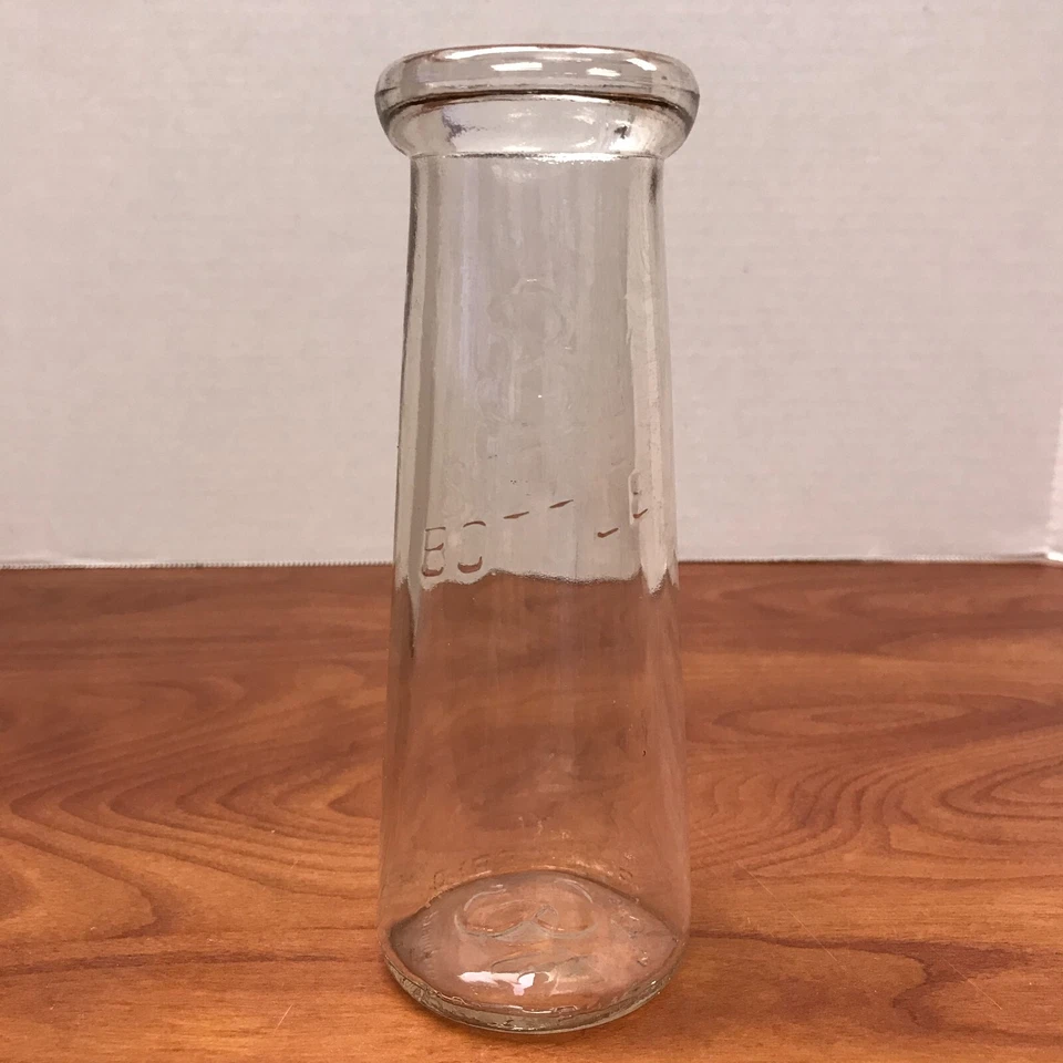 Vintage Milk Bottle Half Pint 3 Cent Store Bottle - Image 1 of 4