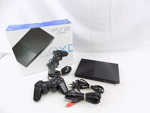 Consola delgada negra carbón Playstation 2 Ps2 en caja como nueva con accesorios /2 - Imagen 1 de 5