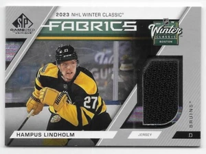 23/24 SP GAME USED 2023 WINTER CLASSIC FABRICS JERSEY Hampus Lindholm #WC6 - Picture 1 of 1