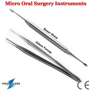 Micro Surgery Instruments Dental Tissue Holding Forceps Periosteal Buser Sharp - Picture 1 of 3
