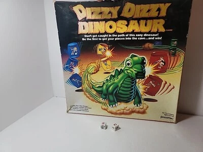 1987 Dizzy Dizzy Dinosaur Game REPLACEMENT Dice Pressman - Image 1 of 2