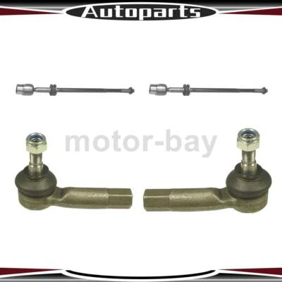 Extremo de barra de amarre interior exterior 4 piezas para Volkswagen Golf 1999 Volkswagen Jetta 1999 Foto 1 de 4