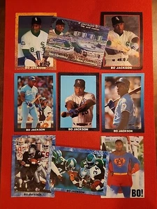 Bo Jackson BEAU LOT RARE DE 9 CARTES ODDBALL White Sox / Royals / Raiders / Auburn - Photo 1 sur 3
