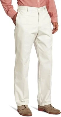 Izod American Chino Classic Flat Front Pant Size 29Wx30L Pumice  * 2 Pairs * NEW - Image 1 of 4