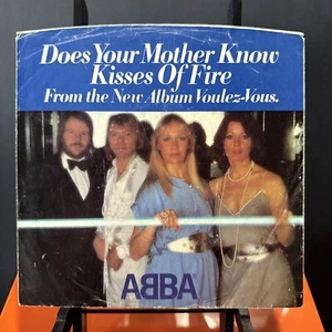 ABBA / Does Your Mother Know  Picture Sleeve Only-no Record Atlantic  PS - Picture 1 of 3