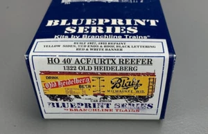 HO Branchline 1322 Old Heidelberg Beer 40’ ACF/URTX Reefer Kit NIB! HO4229 - Picture 1 of 6