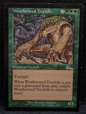 Magic The Gathering TCG, Weatherseed Treefolk Urza's Legacy 116/143 Regular Rare