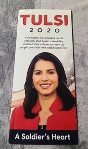 Tulsi Gabbard Official Campaign Flier From 2019 *Rare* Hard To Find Trump s Pick - Picture 1 of 10