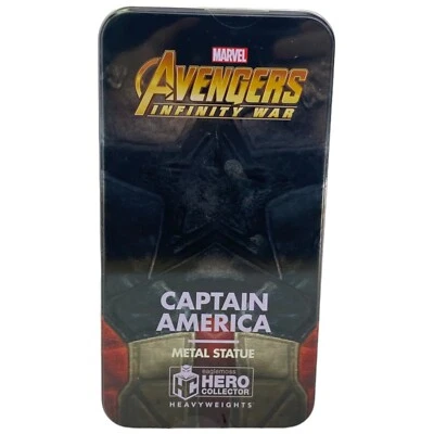 Eaglemoss Capitán América Estatua de Metal Marvel Vengadores Infinity War Coleccionista Foto 1 de 4