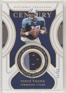 2021 Panini National Treasures Century Materials Holo Gold /10 Vince Young