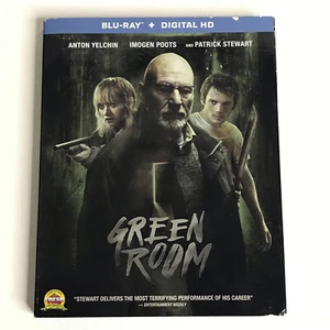 GREEN ROOM Blu-ray With Slipcover A24 Patrick Stewart Anton Yelchin OOP - Picture 1 of 6