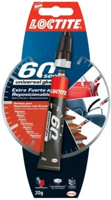 Loctite 60 Seconds All Purpose Glue Gel 20g Extra Strong Flexible Repositionable