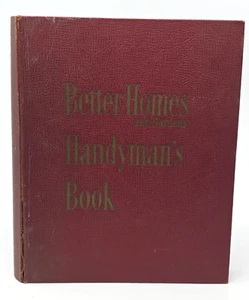 Vintage Better Homes And Gardens Handyman's Book📚 1951 First Ed Binder - Imagen 1 de 9