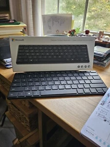 Microsoft Designer Compact Keyboard Matte Black Bluetooth Brand New in Box - Picture 1 of 1