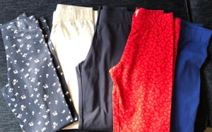 Marks and Spencer Girls Leggings, Multi, Age 11-12, 5 Pairs, Spandex, NEW - Bild 1 von 10