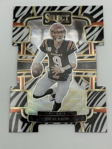 2023 Seleziona JOE BURROW Concourse Zebra Prizm Die Cut SSP CASE HIT #20 - Bengals - Foto 1 di 6