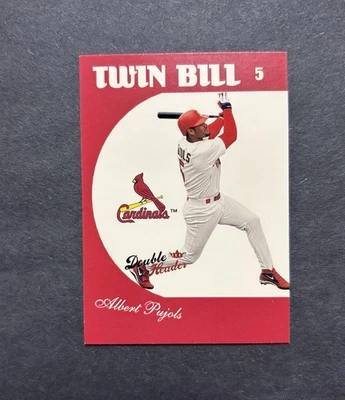 2003 Fleer Double Header Twin Bill Albert Pujols #10TB - Image 1 of 2