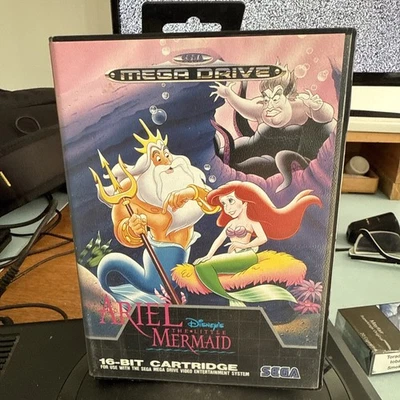 Sega Mega Drive Ariel the Little Mermaid - box / manual / tested - Image 1 of 4