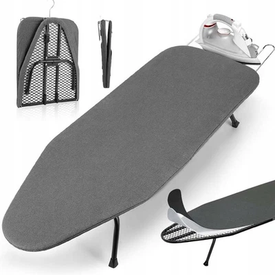 Tischbügelbrett Stahl Tisch Klein Bügeltisch 76x29cm Klappbares Bügelbrett DE - Bild 1 von 4