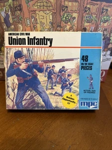 MPC Kit 48 Pezzi - Figurine Fanteria Unione Guerra Civile Americana Scala HO/OO - Foto 1 di 1