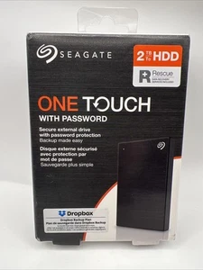 Seagate One Touch 2TB HDD Hard Dribe Portable Storage Backup with Password - Picture 1 of 6