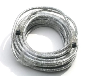 10M Firewire 9p 9p Cable 33FT 10M Plata 9PINES 9PIN 1394B 800 Nuevo EE. UU. - Imagen 1 de 4