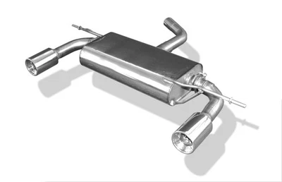 FOX Sportauspuff VW Golf 5 5M, Bj. 2006-2010, Endrohr 1x90mm re/li - Bild 1 von 3