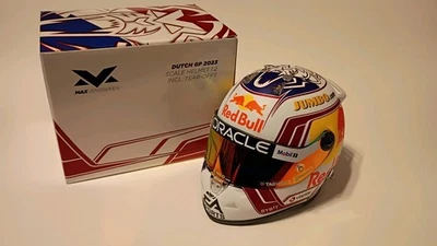 Max Verstappen 2023 Dutch GP 1:2 Helmet Red Bull Racing Formula 1 - Image 1 of 4