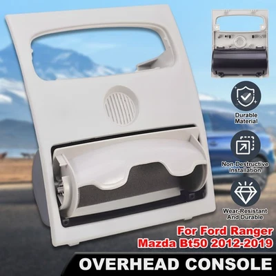 For Ford Ranger Mazda BT50 2012-2019 Overhead Console Roof Map Lights Cover Grey - image 1 of 4