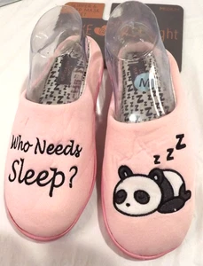Love @First Sight Slippers & Sleep Mask Set Missing Mask Women's Sz 7. 5 Med New - Picture 1 of 21