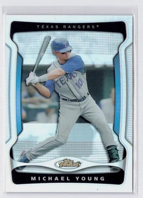 2009 Topps Finest Michael Young #73 Refractor TEXAS RANGERS - Image 1 of 2